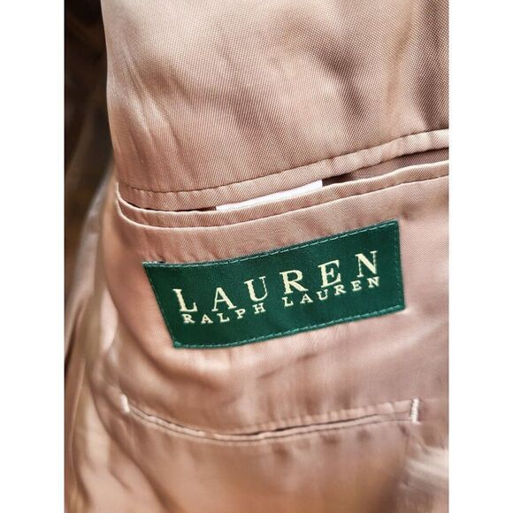 Lauren Ralph Lauren Blazer Men Sz 44 R Wool Silk Multicolor Designer‎ 2 Button - Picture 9 of 9